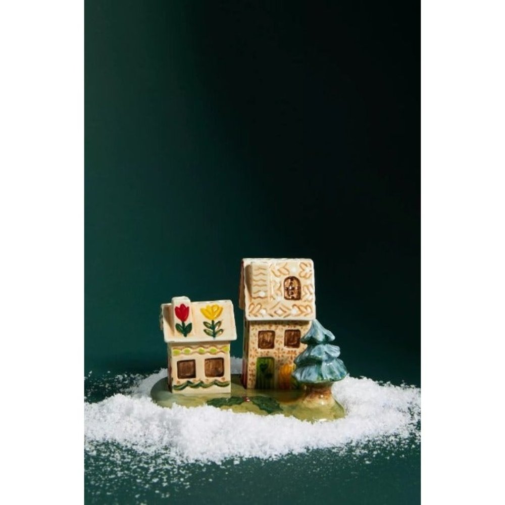 Anthropologie Nathalie Lete Cottage Salt & Pepper Shakers